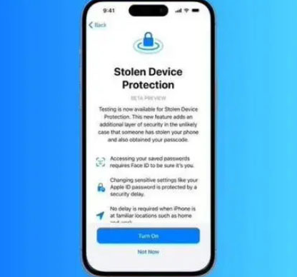 五台苹果授权维修店分享被盗设备保护功能开启方法 