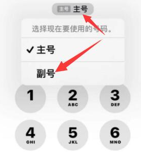 五台苹果14维修店分享iPhone 14 Pro Max使用副卡打电话的方法 